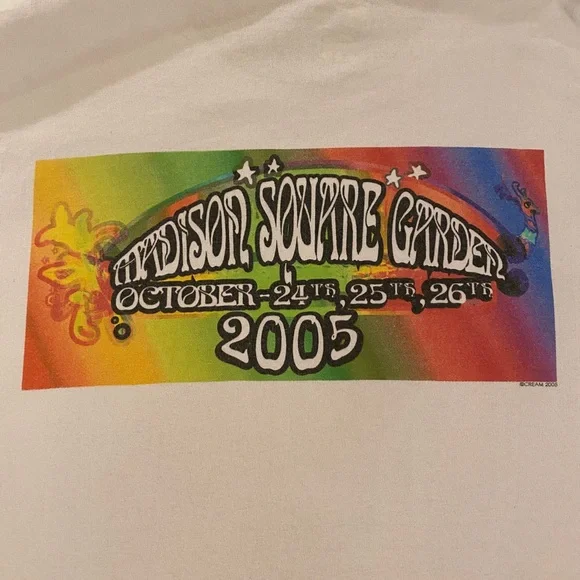 Vintage 2005 CREAM Tour T Shirt - Picture 6 of 8